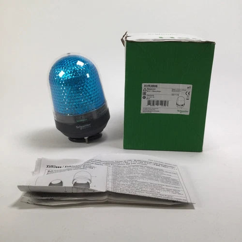 施耐德电气 XVR3B06 不带蜂鸣器的照明灯 蓝色 100mm 轴 NFP
