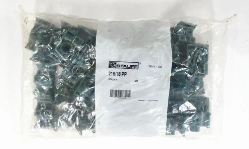 25 Paar STAUFF 218/18 PP Schellenkörper | Gr??e 2 | Polipropileno | NEU