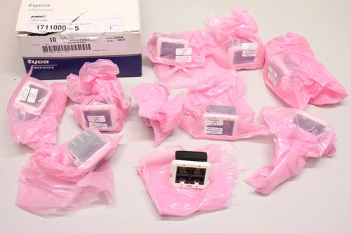 10x TYCO 1711000-5 Telefoneinsatz RJ45 4x Tel/B insert OS0984 00011 OVP