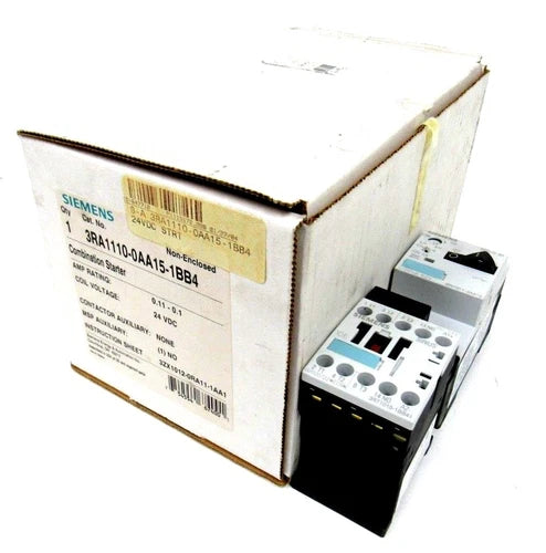 NEW SIEMENS 3RA1110-0AA15-1BB4 COMBINATION STARTER 3RA11100AA151BB4