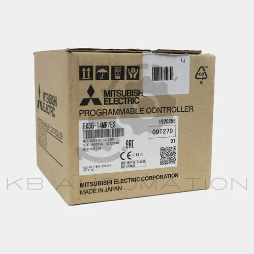 Controlador Mitsubishi FX3G-14MR/ES MELSEC-F 8 polegadas/6 sa¨ªdas (rel¨¦), pot¨ºncia 120/240VAC