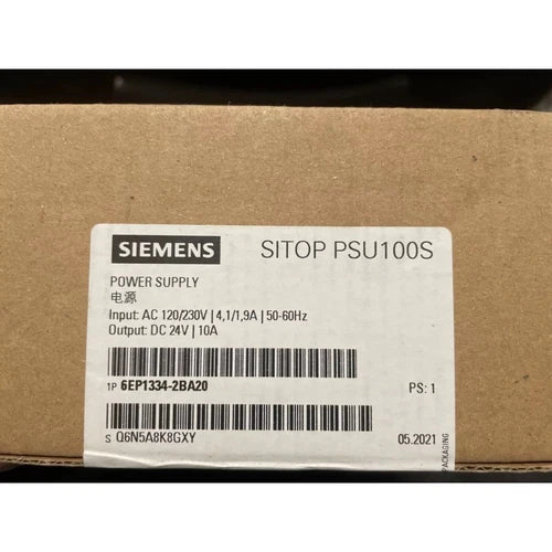 New Siemens 6EP1334-2BA20 SITOP PSU100S Stabilized Power Supply 6EP1 334-2BA20