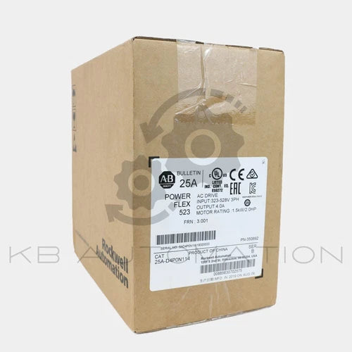 25A-D4P0N114 PoweFlex 523 VFD, 3x 380-480V AC, 4.0A a 1.5kW (2.0HP), filtro EMC