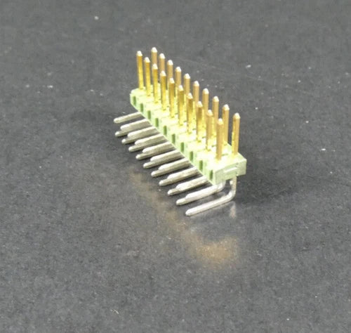 148 St¨¹ck | Stiftleiste | Poligonal 2 x 10 | gewinkelt | RM 2,54