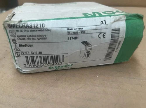Schneider Electric Modicon BMECRA31210 X80 EIO Drop Adapter with ETH 8kp