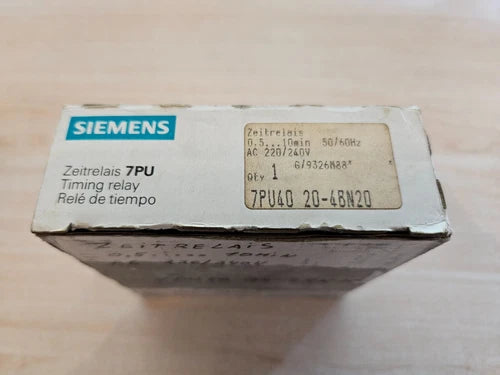 Siemens 7PU40 20-4BN20 NEW