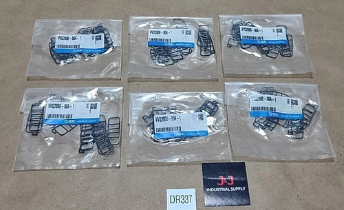 *BRAND NEW SURP* [6 BAGS - 12 GASKETS/BAG] SMC VVQ2000-80A-1 Gaskets + Warranty!