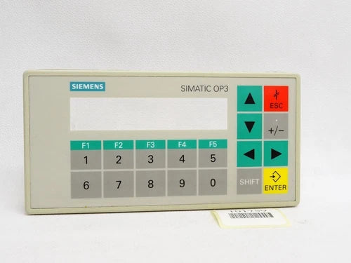 Siemens Front OP3 Panel 6AV3503-1DB10 Rahmen ok runde Ecke