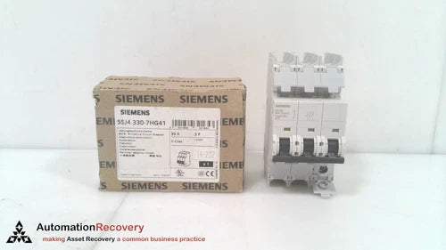 SIEMENS 5SJ4330-7HG41, CIRCUT BREAKER 3-POLE, 30 AMP, NEW #327221