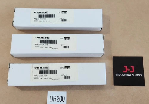*BRAND NEW* LOT OF 3 Ohmite D75K750E Wirewound Resistor 75W 750Ohms + Warranty!
