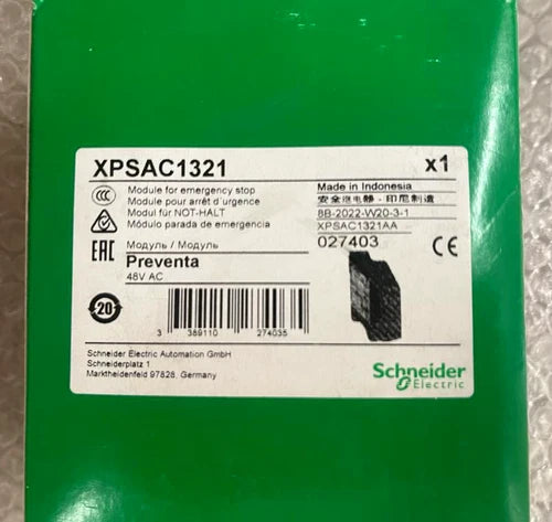 Schneider Electric Preventa XPSAC1321 Module for Emergency Stop