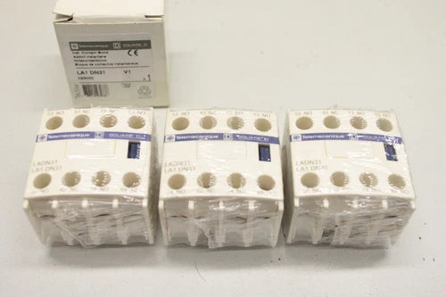 3x TELEMECANIQUE LA1DN31 LA1 DN31 Hilfsschalterblock Hilfskontaktblock 023033