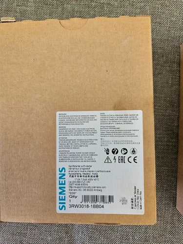 Siemens 3RW3018-1BB04 NEW