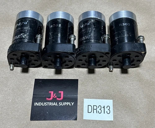 (4) PREOWNED- Clippard R302 3-Way 2-Position Double-Piloted Fully-Ported Valve