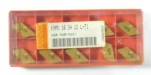 10 x SANDVIK Coromant KNMX 16 04 10 L-71 Schneidplatten 425 | P25 | M20 | NEU