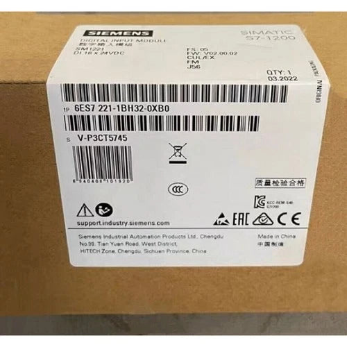 New Siemens 6ES7221-1BH32-0XB0 6ES72211BH320XB0 S7-1200 Digital Input SM 1221