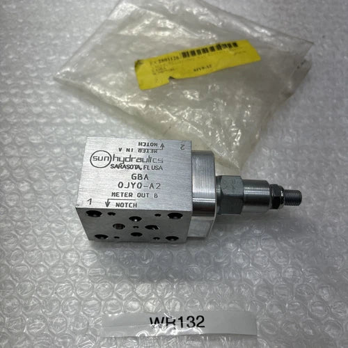 ** NEW SUN HYDRAULICS GBA HYDRAULIC FLOW CONTROL MANIFOLD 0JY0-A2 FAST SHIPP#