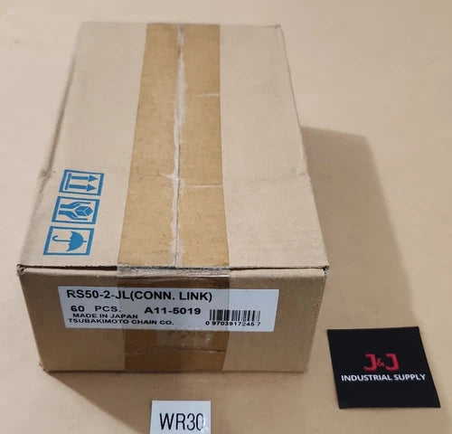 *BRAND NEW SEALED* BOX OF 60 Tsubaki RS50-2-JL Connecting Links + Warranty!