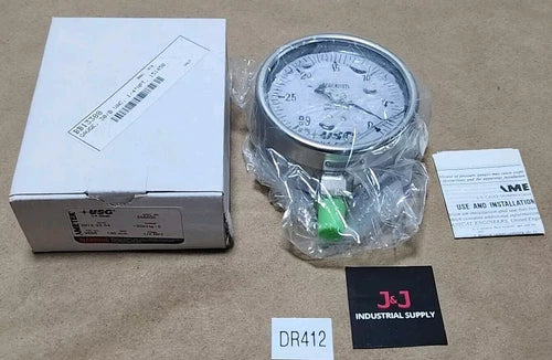 *BRAND NEW* Ametek 356000 USG Gauge 0-30in Hg 100mm 1/4" Npt V656 + Warranty!