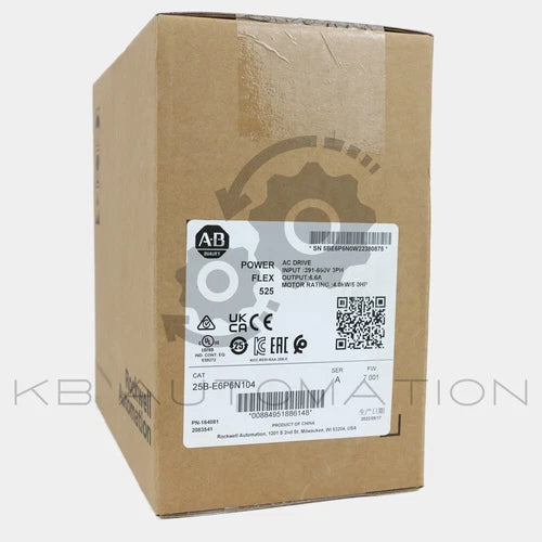 25B-E6P6N104 Inversor PowerFlex 525 CA, 600 V, 6,6 Ampere, 4 kW (5 PS), Rahmengr??e B