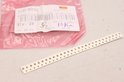 28x FARNELL 110-8892 10 kohm, ¡À 0.1% 100mW 0805 Widerstand 1108892 OVP