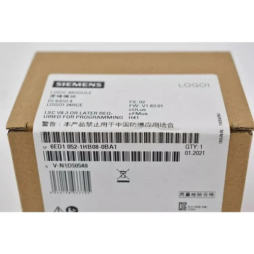 New Siemens 6ED1052-1HB08-0BA1 6ED1 052-1HB08-0BA1 LOGO! 24RCE logic module