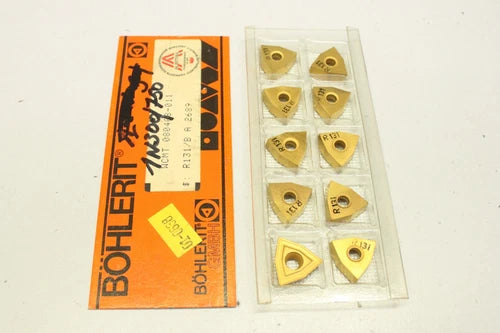 10x B?HLERIT WCMT 080408-​​011 R131/B Wendeschneidplatten OVP