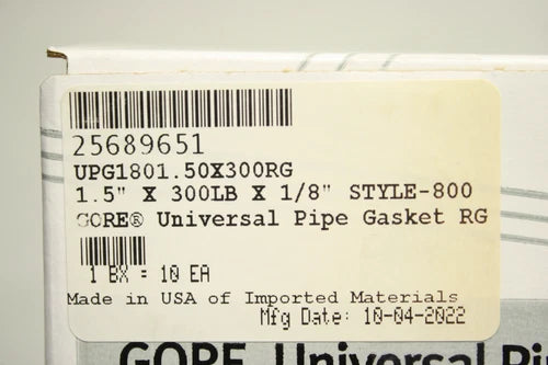 10x 戈尔 25689651 UPG1801。 50x300RG Dichtung Flanschdichtung 2575727 OVP