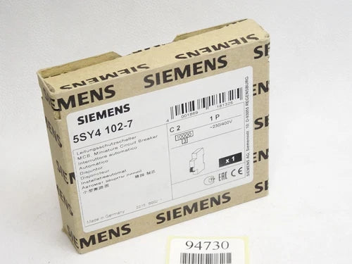 Siemens Leitungschutzschalter 5SY4 5SY4102-7 / Neu OVP