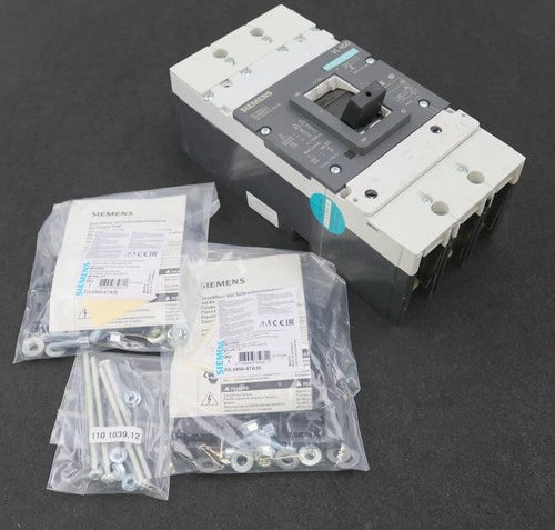 SIEMENS Circuit Breaker VL400 3VL4740-1DC36-0AA0 415VAC 3 Pole IR-320...400A
