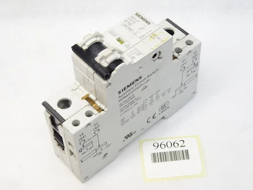 Siemens 5SY4110-8 5SY41 MCB D10 Leitungsschutzschalter
