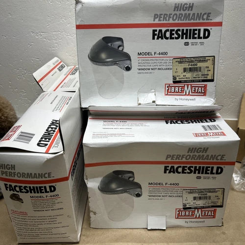 (9) Fibre-Metal By Honeywell F-4400 4" Crown Protector  NIB Fast Shipping!
