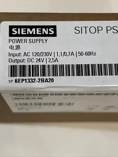 New Siemens 6EP1332-2BA20 6EP1 332-2BA20 SITOP PSU100S stabilized power supply