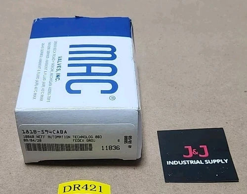 *BRAND NEW* MAC 181B-594CABA Solenoid Valve  24Vdc 2.5Watts 150Psi + Warranty!