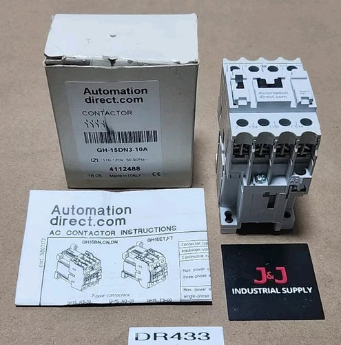 *BRAND NEW* AutomationDirect GH-15DN3-10A Contactor 110-120V 50-60Hz + Warranty!