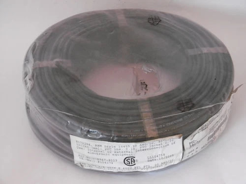 100m SAB Br?ckskes PVC-Aderleitung mit Cu-Gesamtabschirmung 0,50 qmm Preto