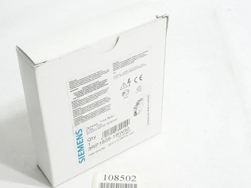 Siemens Zeitrelais 0.05s...100h 3RP1505-1BW30 / Neu OVP