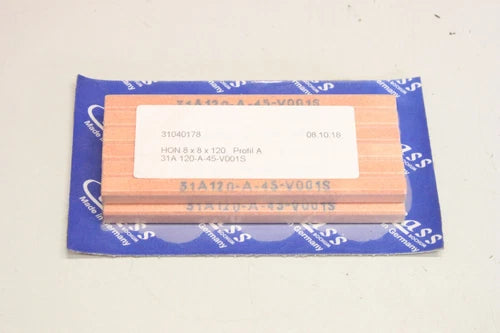 13x ELSASS 31A120-A-45-V001S 8x8x120 Schleifleisten Honsteine Honen 31040178 OVP