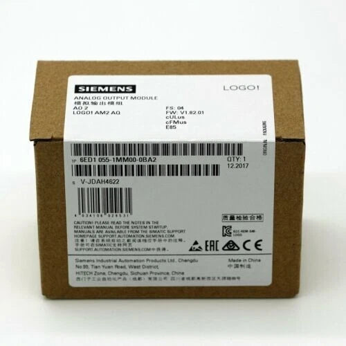 New Siemens 6ED1055-1MM00-0BA2 LOGO! AM2 AQ Expansion Module 6ED1 055-1MM00-0BA2