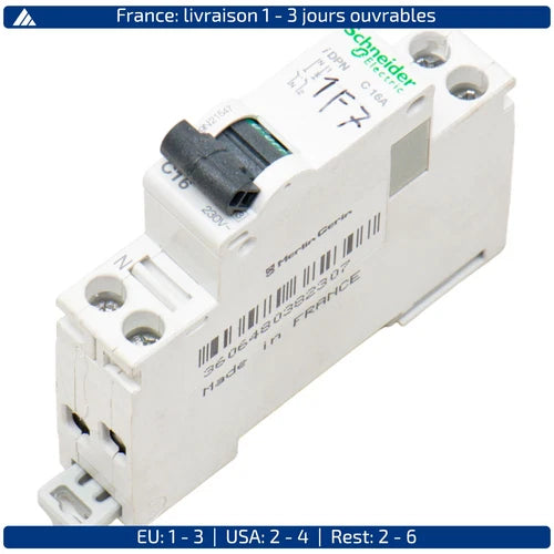 SCHNEIDER I DPN-C16A，Disjoncteur，I DPN-C16A，IDPNC16A，不适用二手...