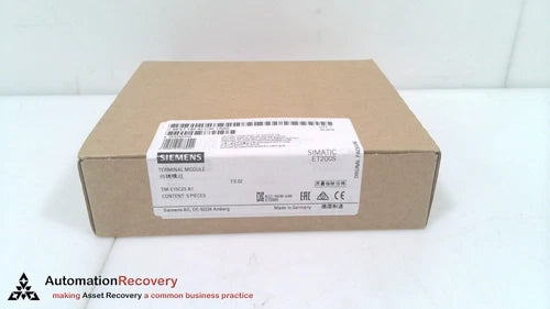 SIEMENS 6ES7193-4CC30-1AA0, TERMINAL MODULE, 15MM WIDTH,, NEW #325936