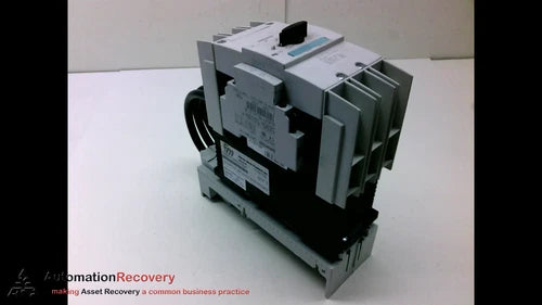 SIEMENS 3RV1742-5LD10, CIRCUIT BREAKER, THERM-MAG., 3P, 60A, 480VAC, #194479