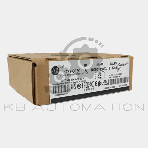 1769-OF8C CompactLogix 8-channel analog output module, current outputs
