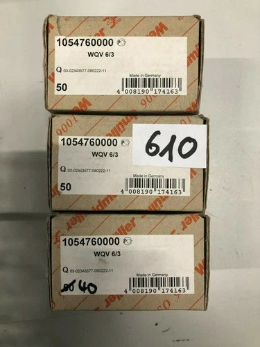 40 St¨¹ck Weidm¨¹ller 1054760000 WQV 6/3