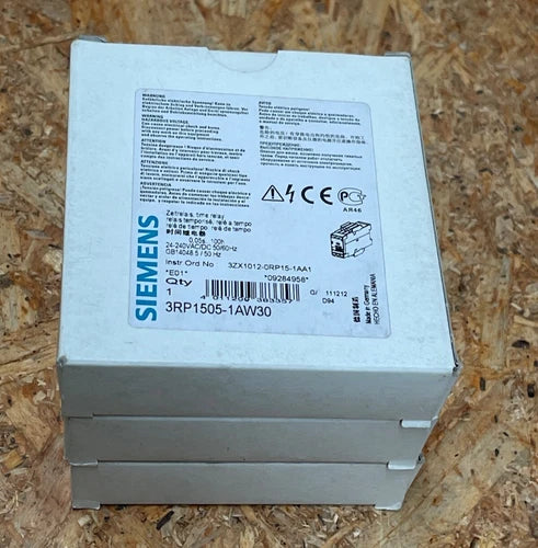 Siemens - 3RP1505-1AW30 - Multifunction Timer Relay, DIN Rail, 24-240V AC/DC