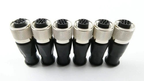 6x SIEMENS 6GK1905-0ED00 SIMATIC NET PROFIBUS M12 BUS TERMINATION PLUG - set of 6