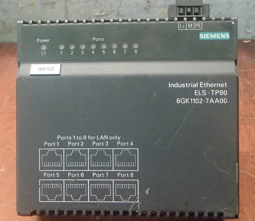 Siemens Simatic Net Industrial Ethernet Unit ELS-TP80 1P 6GK1002-7AA00