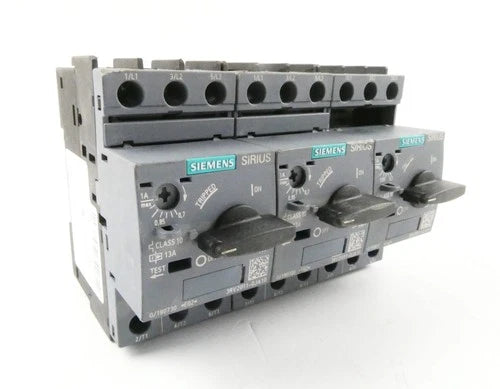 3x SIEMENS 3RV2011-0JA10 CIRCUIT BREAKER *E02* - set of 3