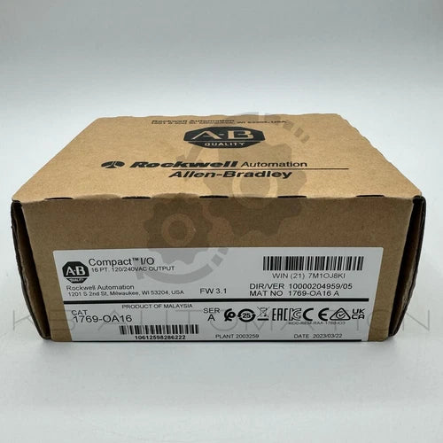 1769-OA16 CompactLogix 16-channel digital output module, 79-132VAC outputs