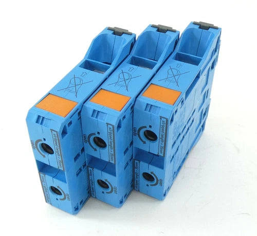 3 St¨¹ck WAGO 2 Leiter Schutzleiterklemme 285-194 blau | 95mm? | 600V | 200A